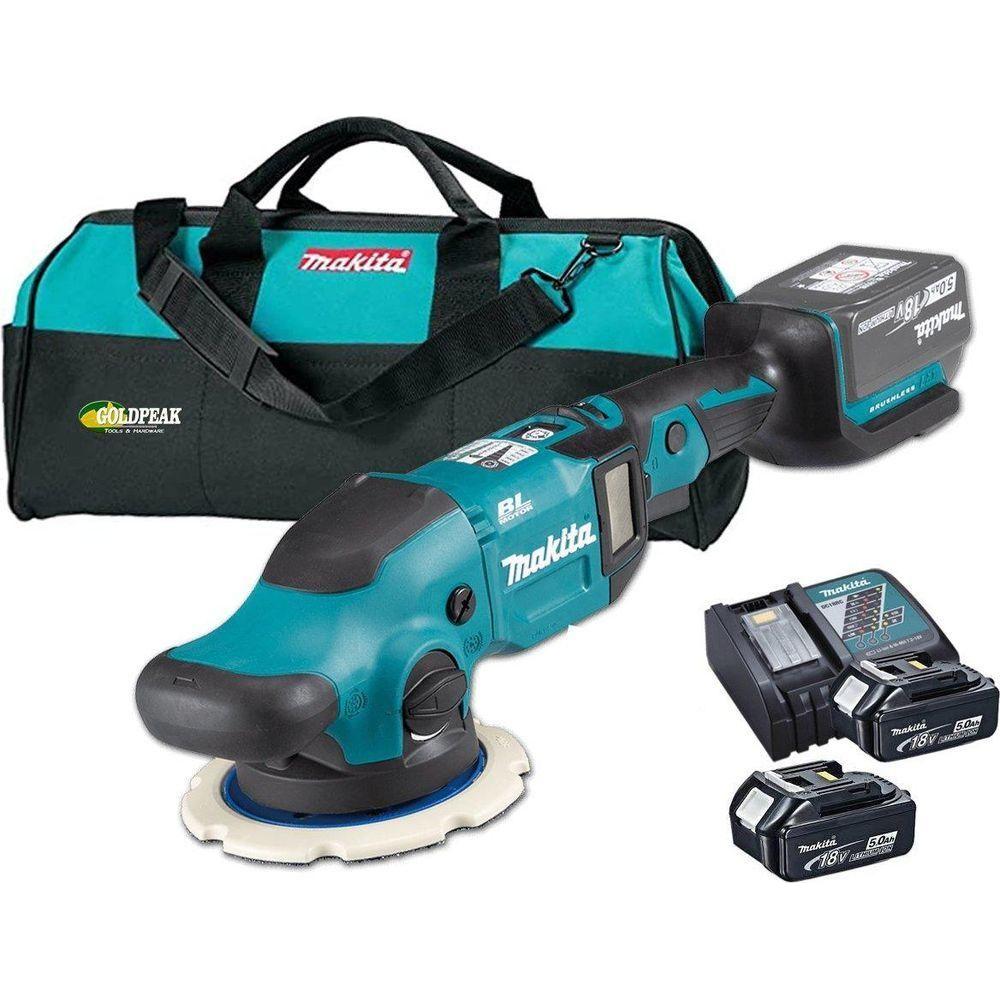Makita DPO600RTE 18V Cordless Random Orbit / Dual Action Polisher (LXT-Series) - Goldpeak Tools PH Makita Makita DPO600RTE 18V Cordless Random Orbit / Dual Action Polisher (LXT-Series) - Goldpeak Tools PH Makita